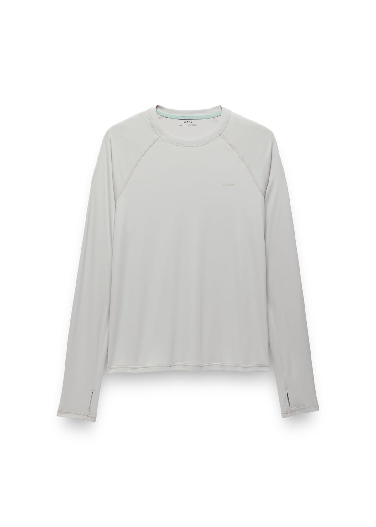 prAna Mens Sol Shade Long Sleeve Crew, River Rock, Small