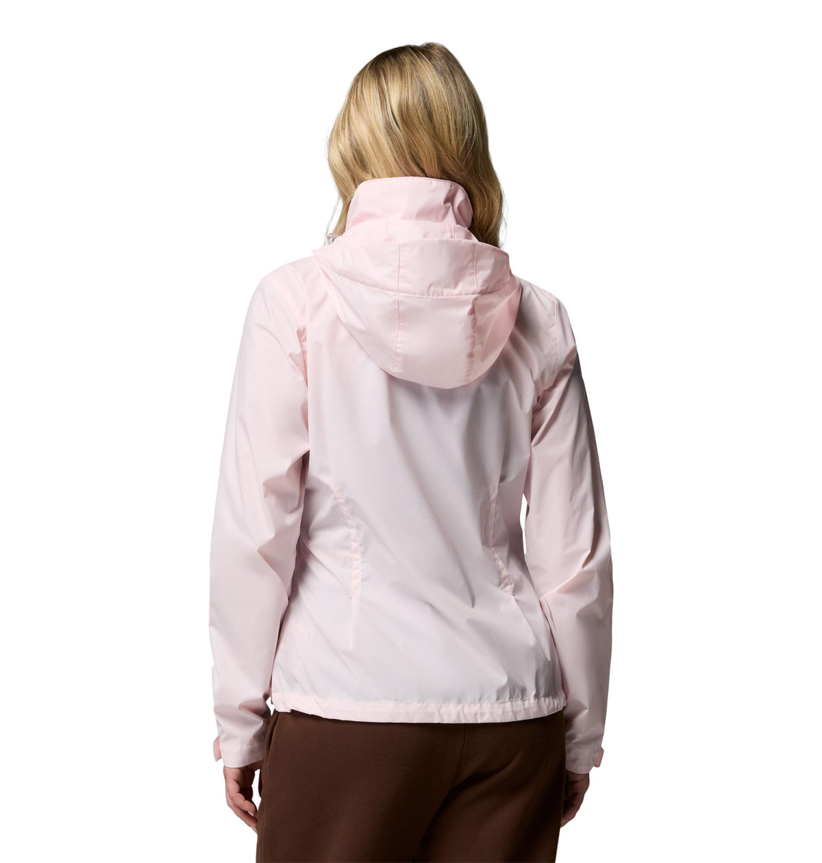 Columbia Women's Switchback IV Rain Jacket, Powder Pink, Medium