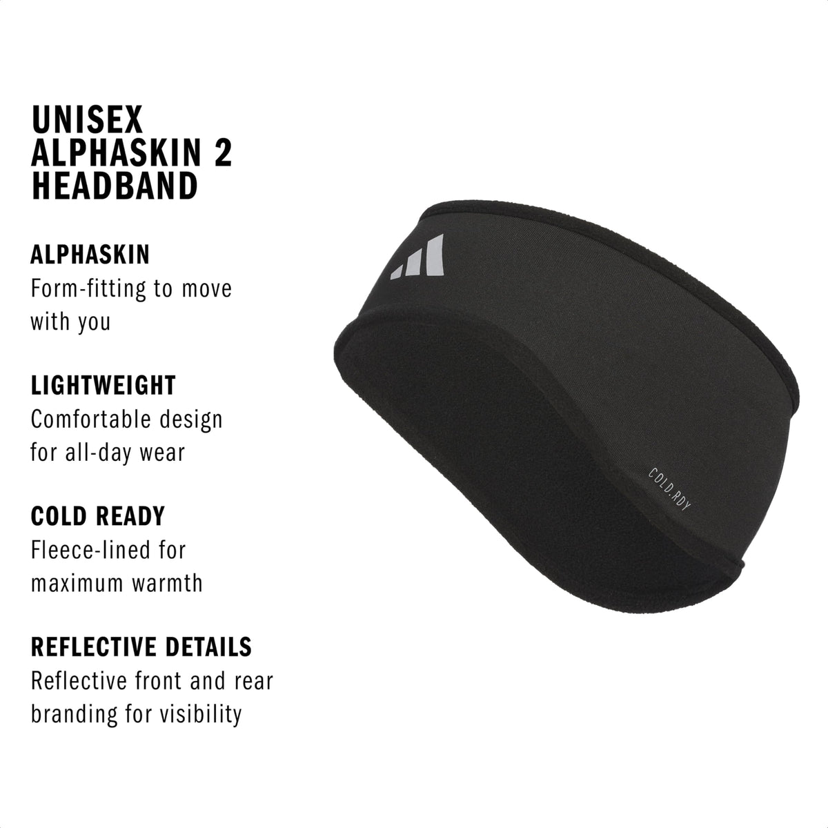 adidas Alphaskin Cold Weather Fleece Headband