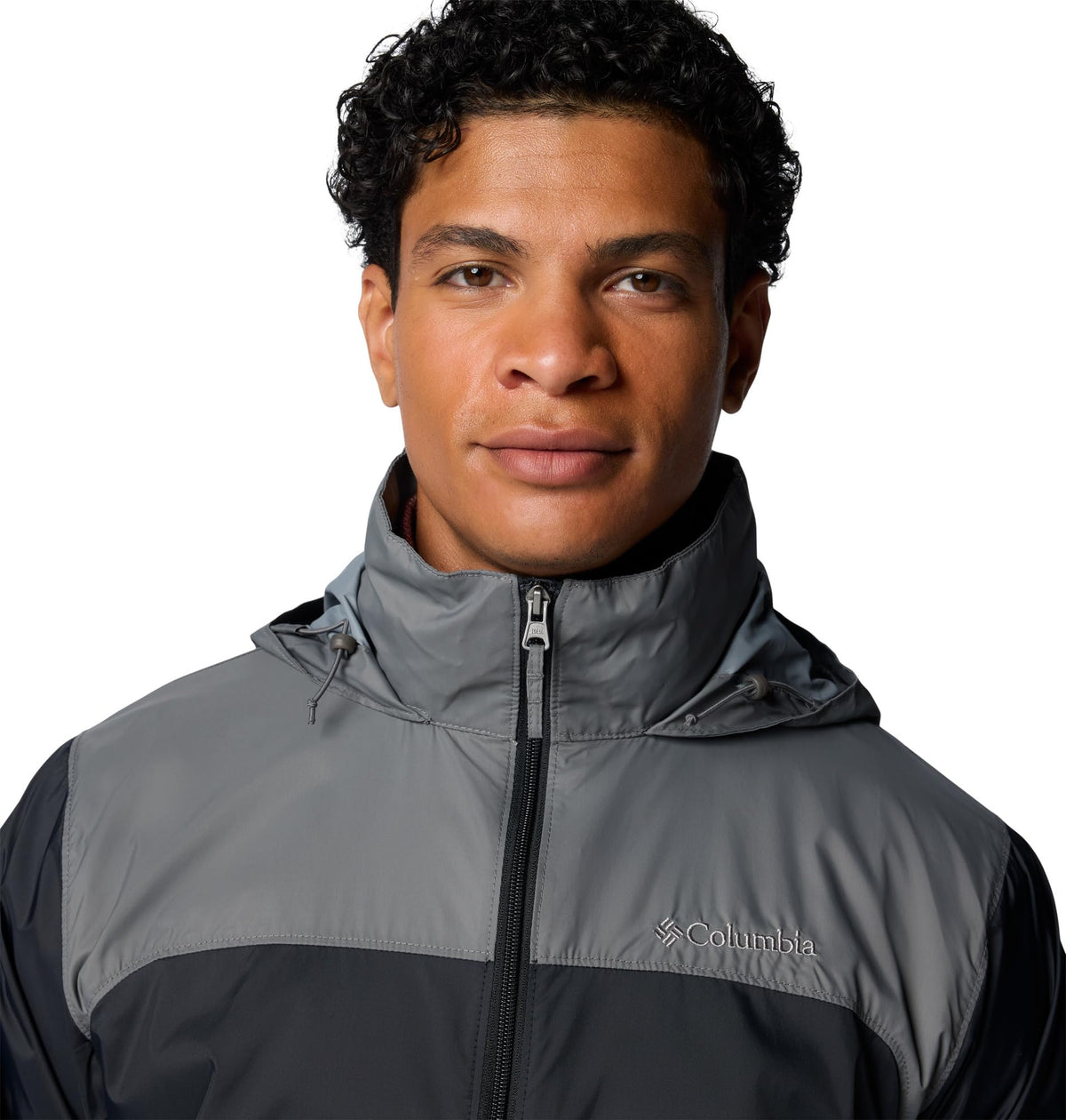 Columbia Men's Glennaker Lake II Rain Jacket, Black/City Grey, Medium