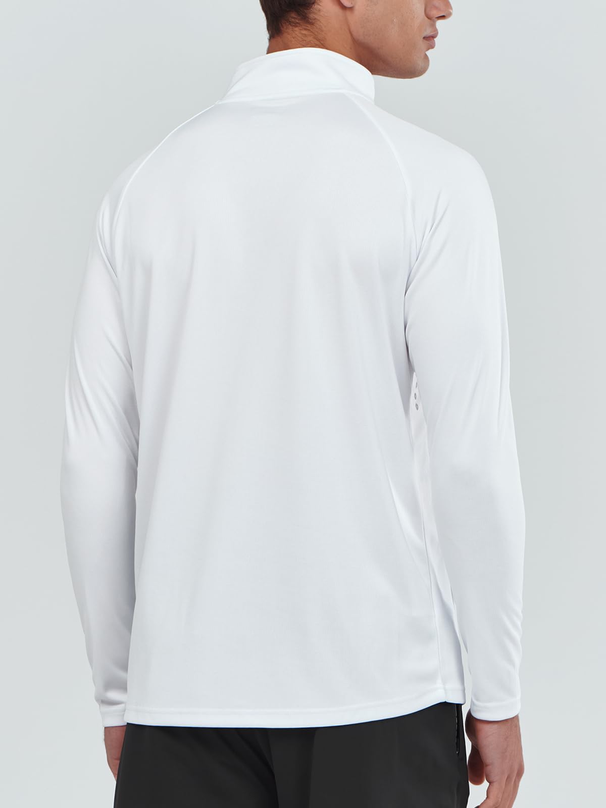 NORTHYARD Men's Quarter Zip Pullover Athletic Running Shirts Long Sleeve