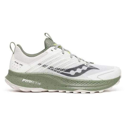 Saucony Men's Ride Tr2 Sneaker, White/Olivine, 8.5