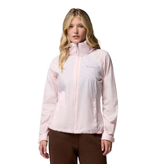 Columbia Women's Switchback IV Rain Jacket, Powder Pink, Medium