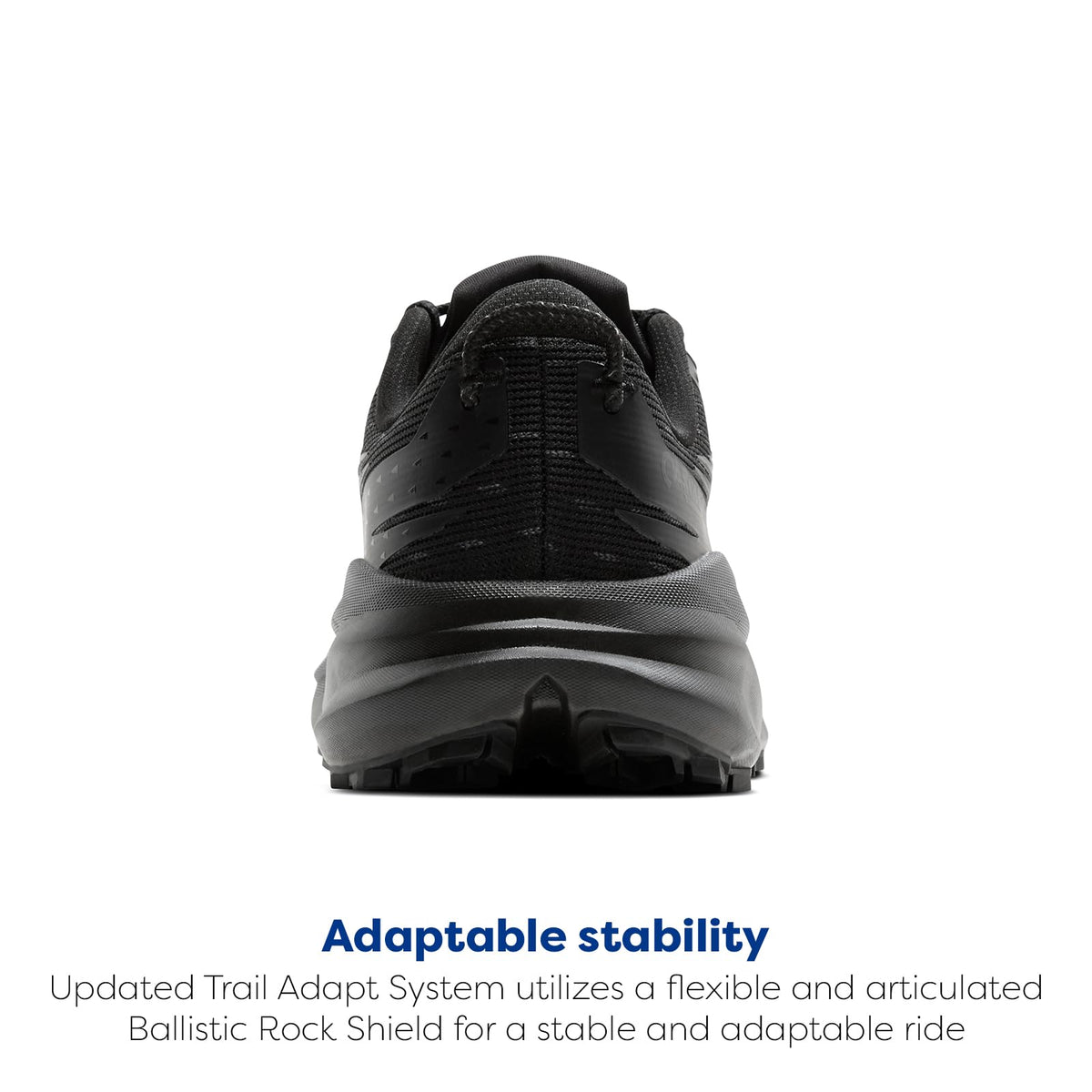 Brooks Men’s Cascadia 19 Mountain Trail Running Shoe - Black/Black/Ebony - 11.5 Medium