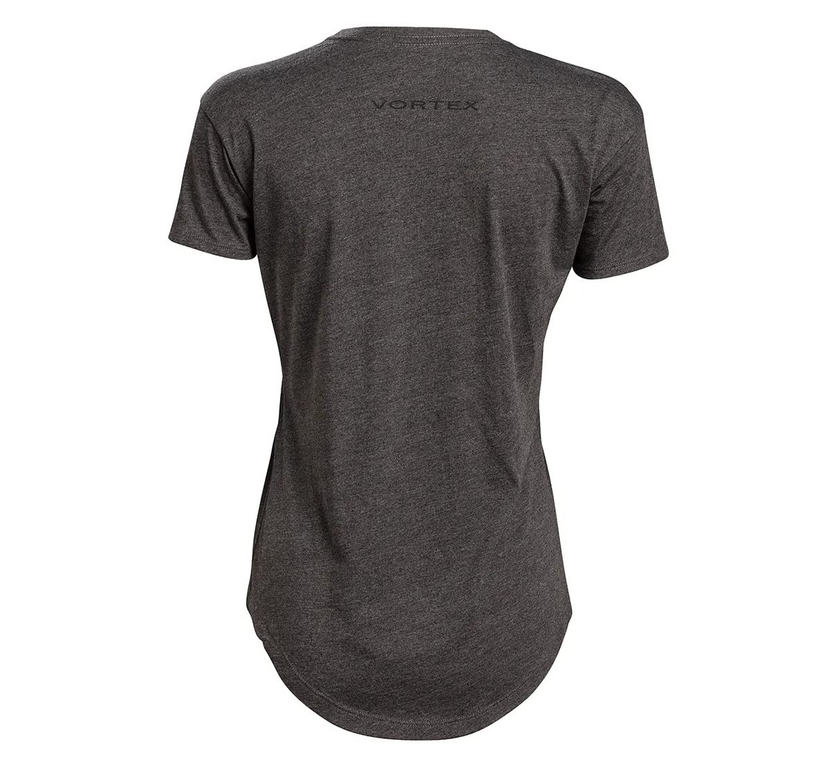 Vortex Women's Camo Logo Short Sleeve Shirts (Charcoal Heather, Small)
