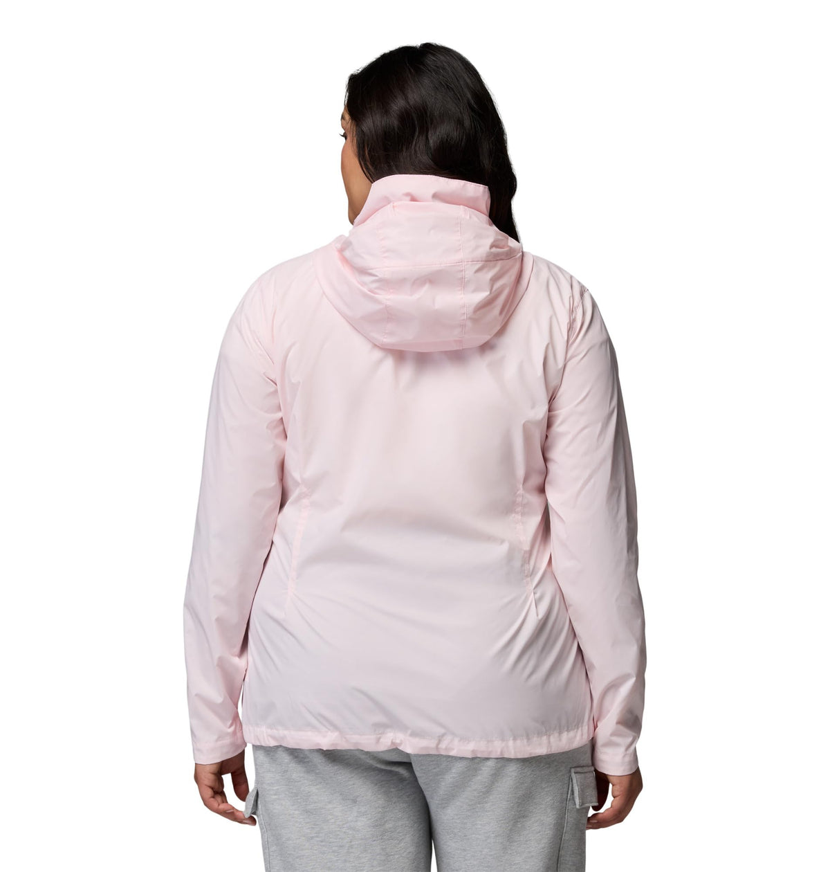 Columbia Women's Switchback IV Rain Jacket, Powder Pink, Medium