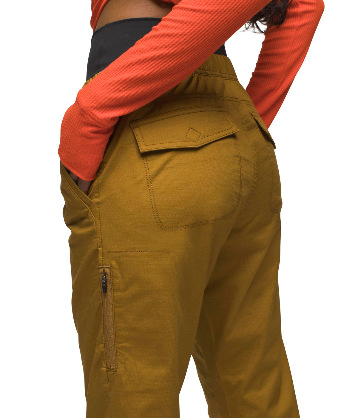 prAna Women's Standard Double Peak All-Around Pant, Antique Bronze, 4