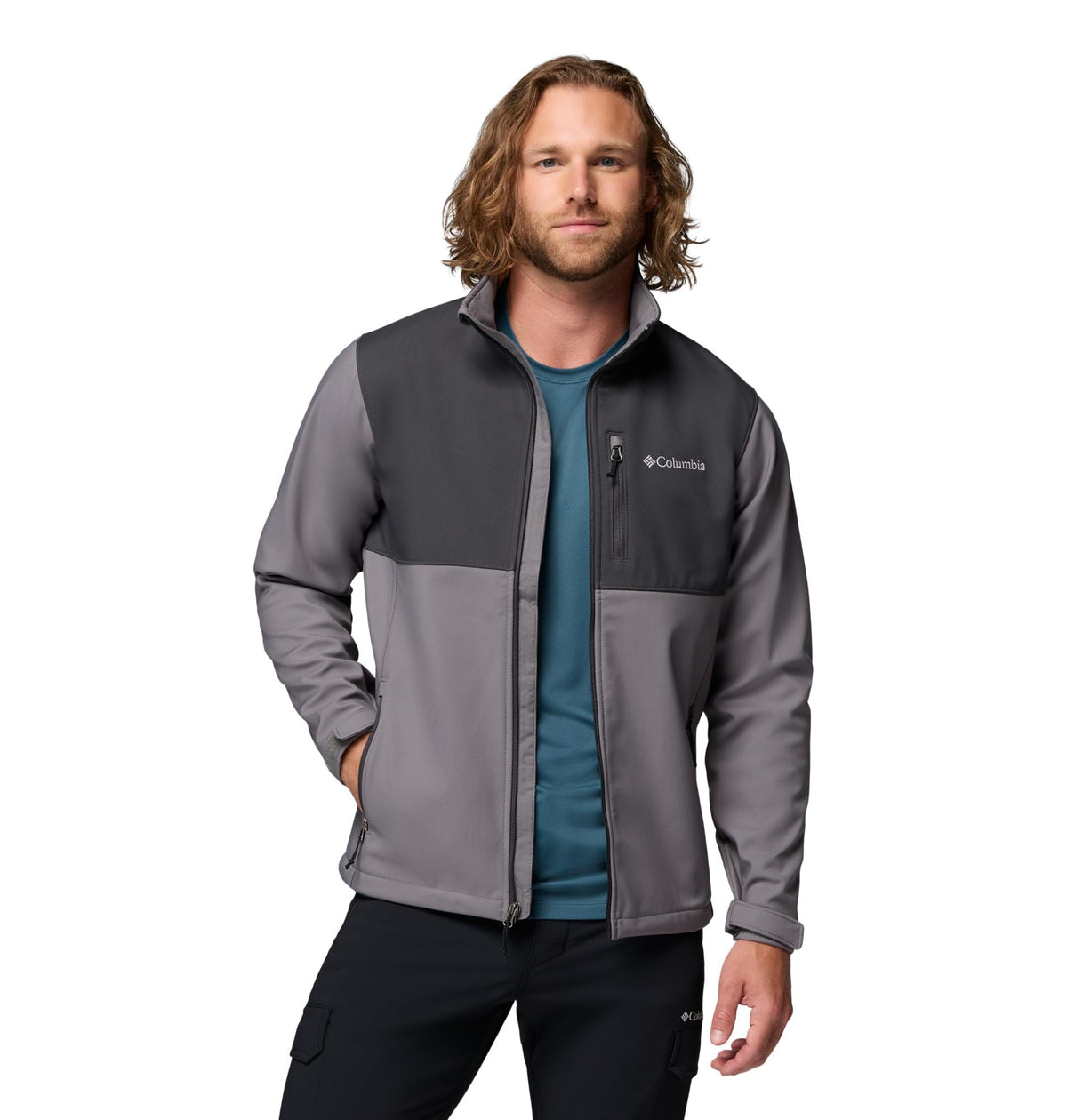 Columbia Men's Ascender Softshell Full Zip Rain Jacket