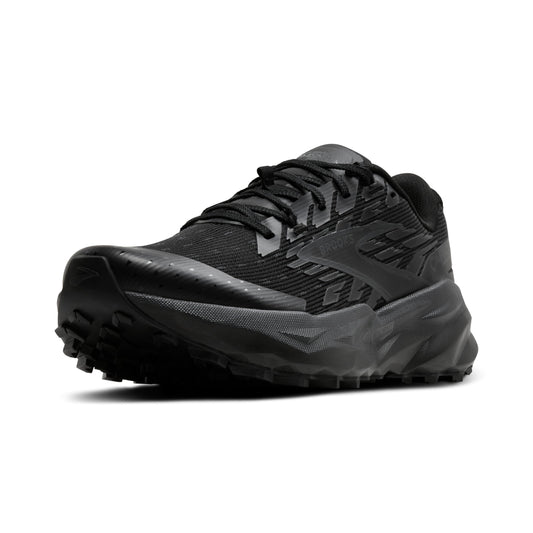 Brooks Men’s Cascadia 19 Mountain Trail Running Shoe - Black/Black/Ebony - 11.5 Medium