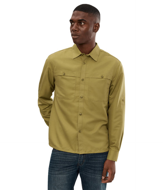 Mountain Hardwear Mens Sun Drift™ Cooling Long Sleeve Shirt Grassland Medium