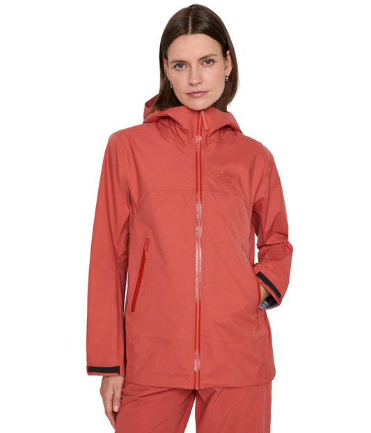 Arc'teryx Beta Jacket Women's | Gore-Tex ePE Shell, Maximum Versatility - Waterproof Womens Hiking, Rain Jacket | Stone Red, X-Large