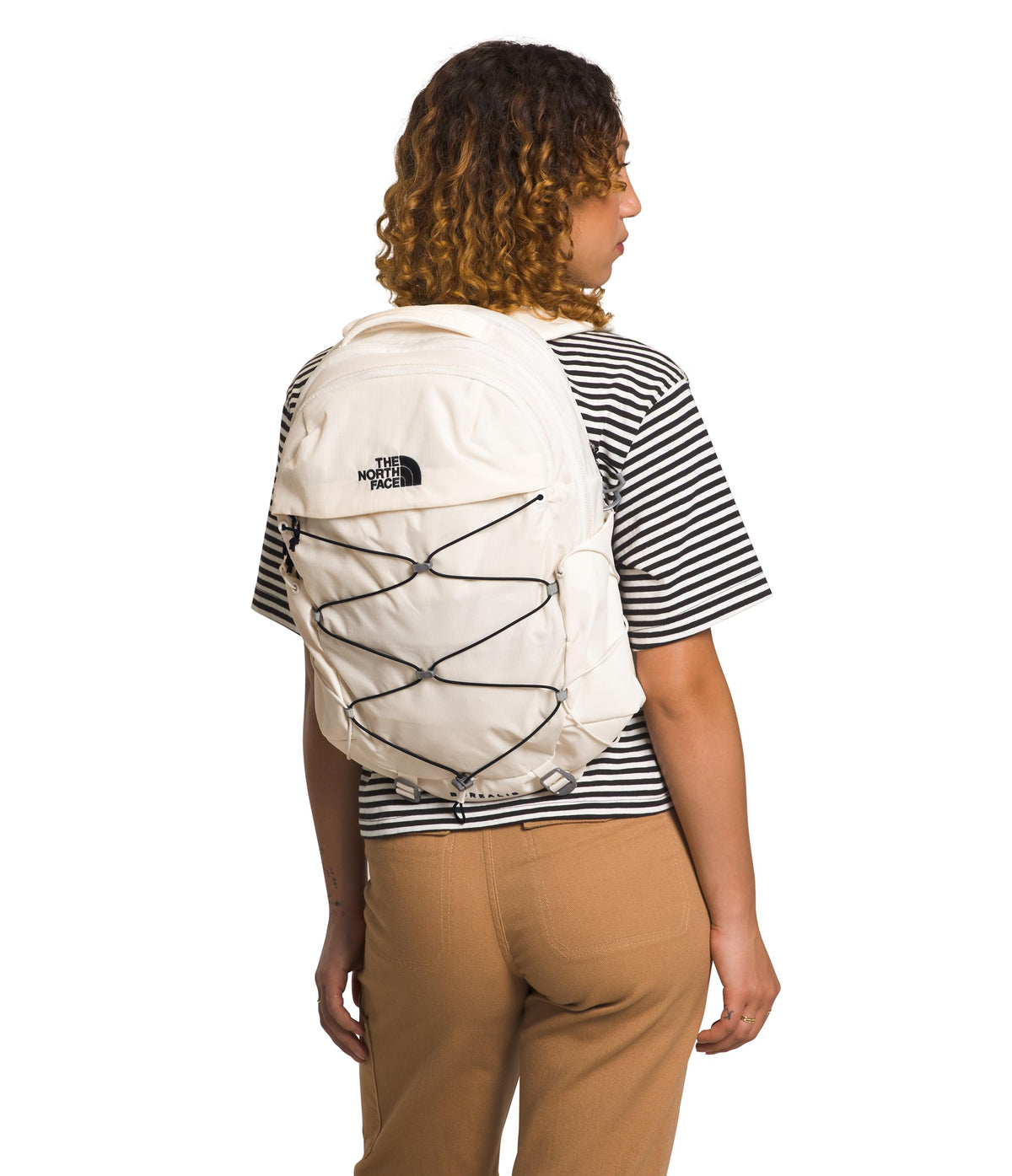The North Face Women's Borealis Backpack, Gardenia Wht/Blk-NPF, OS